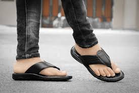 Mens Leather Slippers